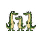 Playful Alligator Kiss-Cut Stickers | Fun Decor for Laptops, Water Bottles, Notebooks, and Gifts