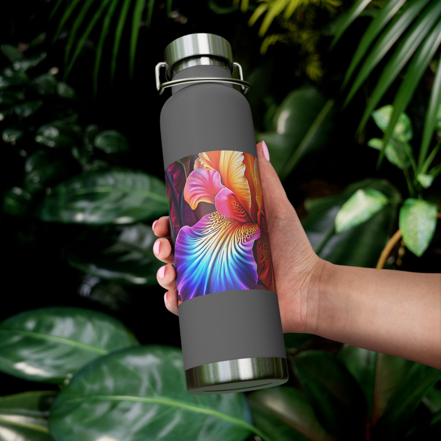 Astrological Copper Insulated Bottle, Cosmic Travel Mug, Horoscope Water Bottle, Starry Flask, Unique Gift for Astrology Lovers