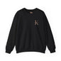 Minimalist Unisex Crewneck Sweatshirt with Initial Charm, Comfortable Lounge Wear, Gift for Him or Her, Casual Style, Everyday Essential