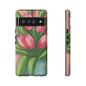 Floral Phone Case with Vibrant Tulips - Tough Cases for Garden Lovers, Spring Gifts, Nature Enthusiasts, Unique Gadget Accessories, [...]