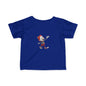 Infant Cartoon Character Tee, Cute Baby T-shirt, Kids' Playwear, Birthday Gift, Toddler Apparel, Funny Baby Shirt