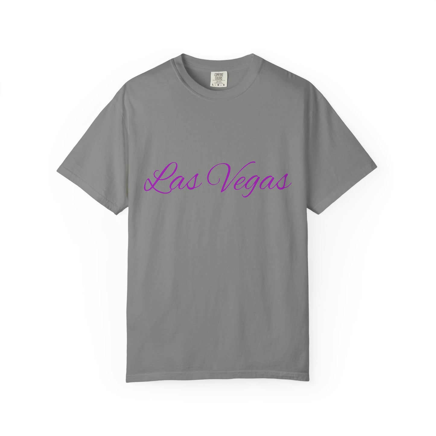 Las Vegas Floral Unisex Garment-Dyed T-Shirt | Vacation Tee, Travel Shirt, Summer Outfit, Gift for Travelers, Retro Las Vegas Design
