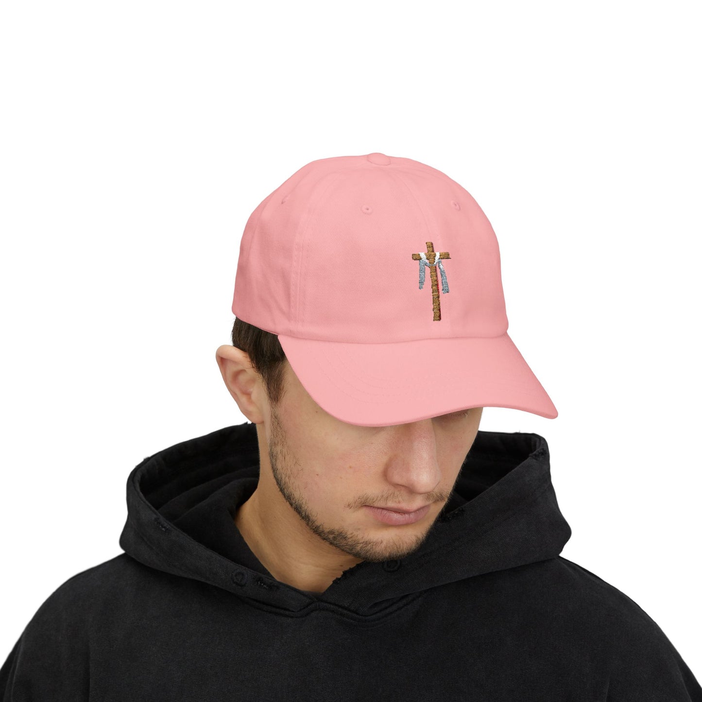 White Embroidered Classic Dad Cap - Casual Vintage Style, Perfect Gift for Father's Day, Summer Outings, Everyday Wear, Trendy Accessory