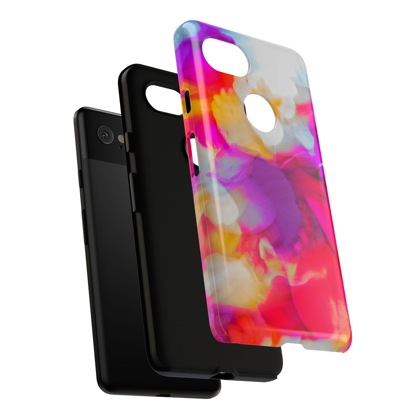 Floral Phone Case: Stylish Art for Your Device, Tough Cases, Gift for Her, Flower Print, Trendy Accessories, Phone Protection