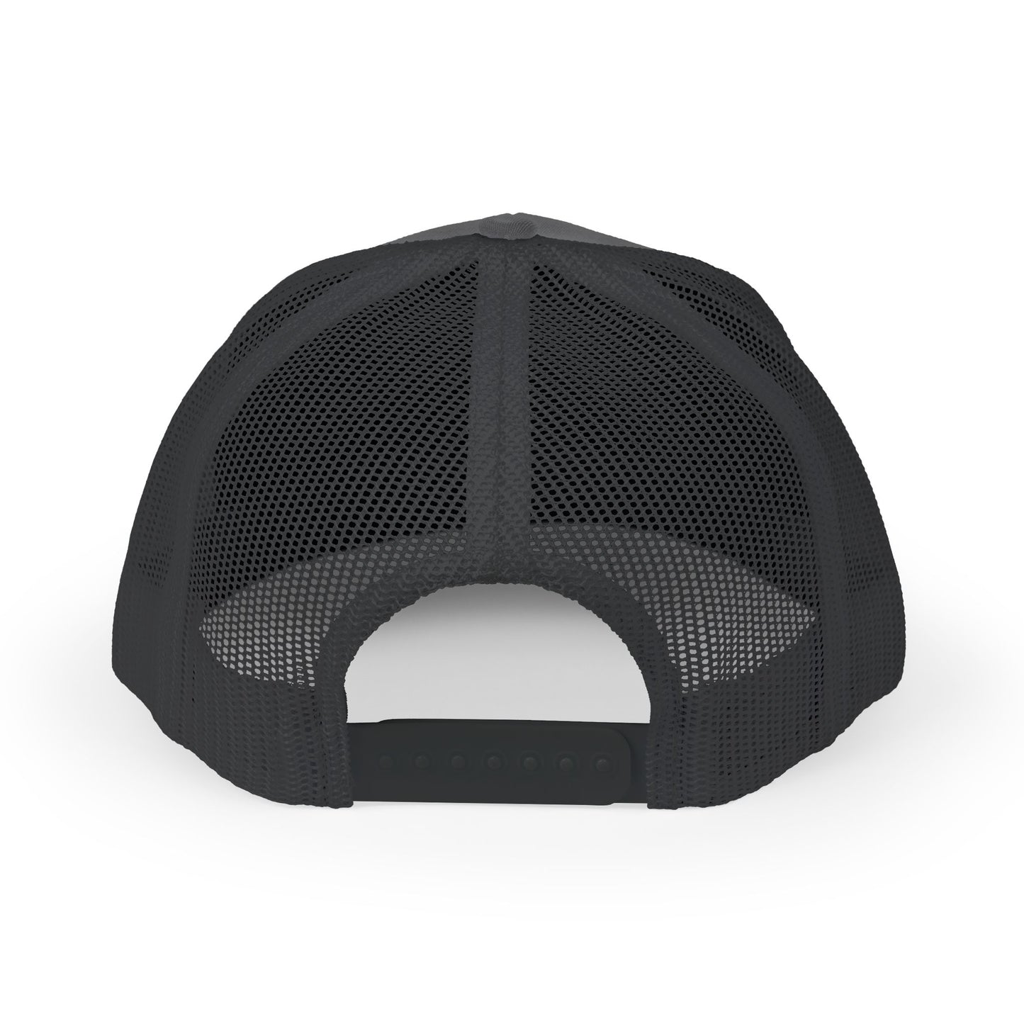 Don’t Look Back Snapback Trucker Cap — Retro Rainbow Embroidered Hat