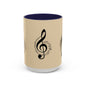 Musical Notes Coffee Mug - Perfect Gift for Music Lovers