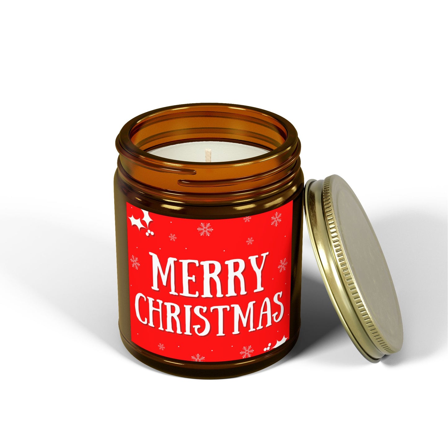 Merry Christmas Scented Candles, Holiday Decor, Gift for Her, Cozy Home Fragrance, Christmas Gifts, Aromatherapy