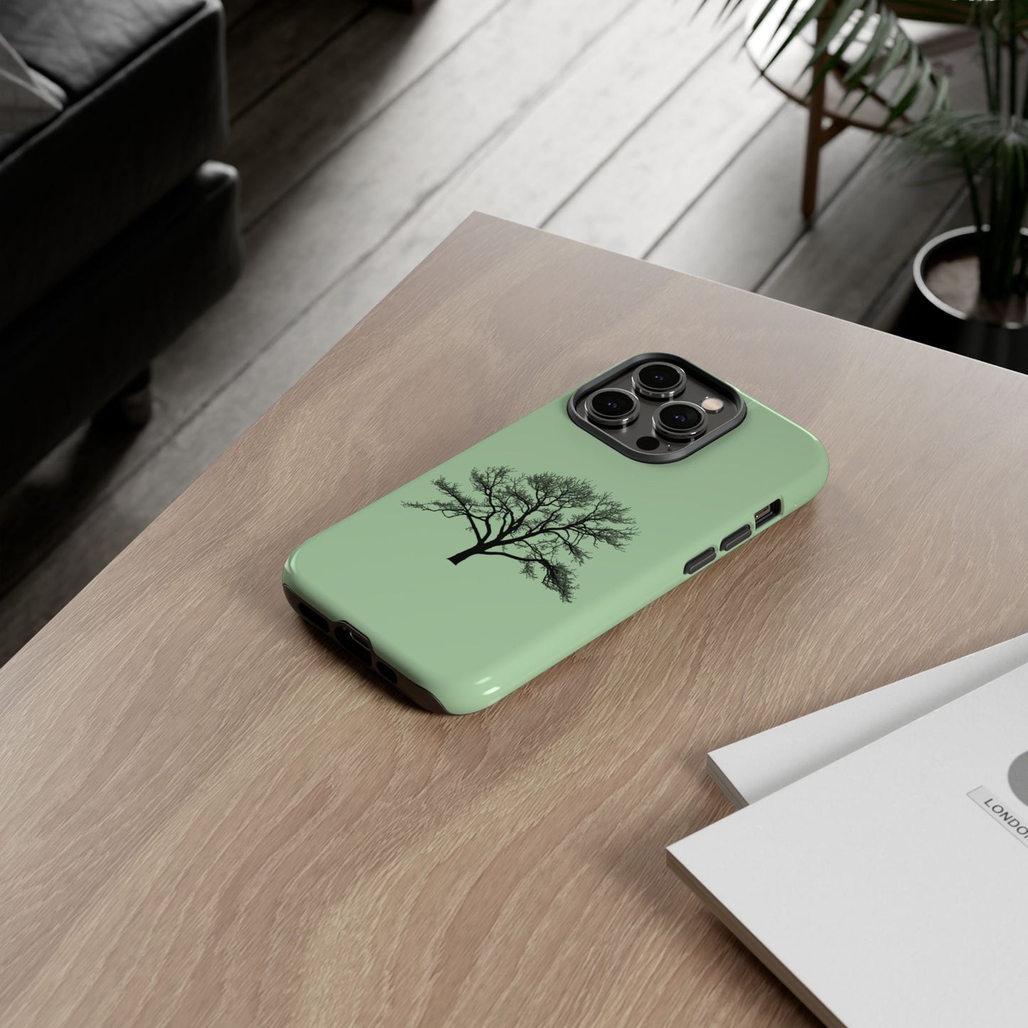 Minimalist Tree Phone Case, Nature-Inspired Phone Cover, Eco-Friendly Cell Phone Accessory, Perfect Gift for Nature Lovers
