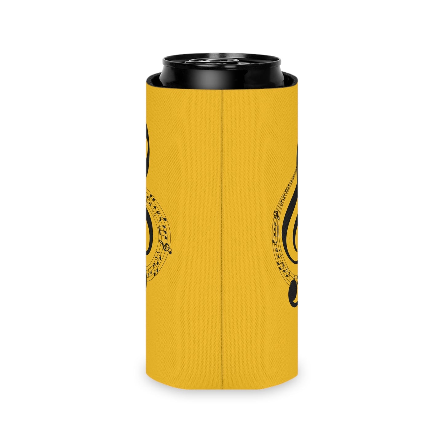 Musical Notes Can Cooler, Summer Fun Drink Holder, Perfect for Parties, Gifts for Musicians, Music Lover's Accessory