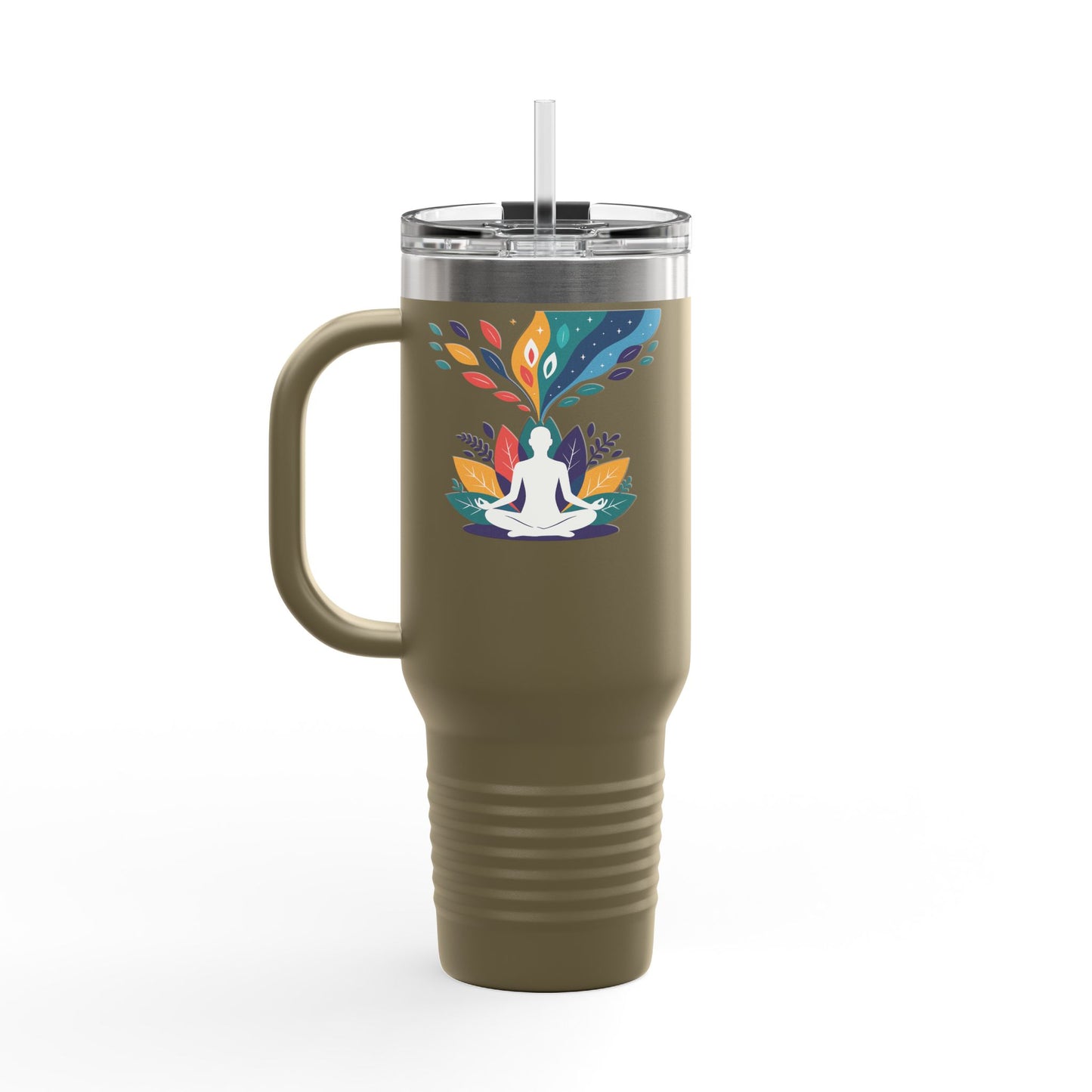 Colorful Yoga Themed Insulated Travel Mug | 40oz | Perfect Gift for Yoga Lovers, Coffee on the Go, Outdoor Adventures, Unique Travel [...]