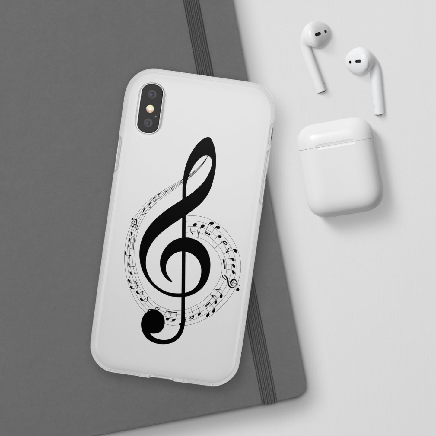 Phone Case — Musical Treble Clef Design