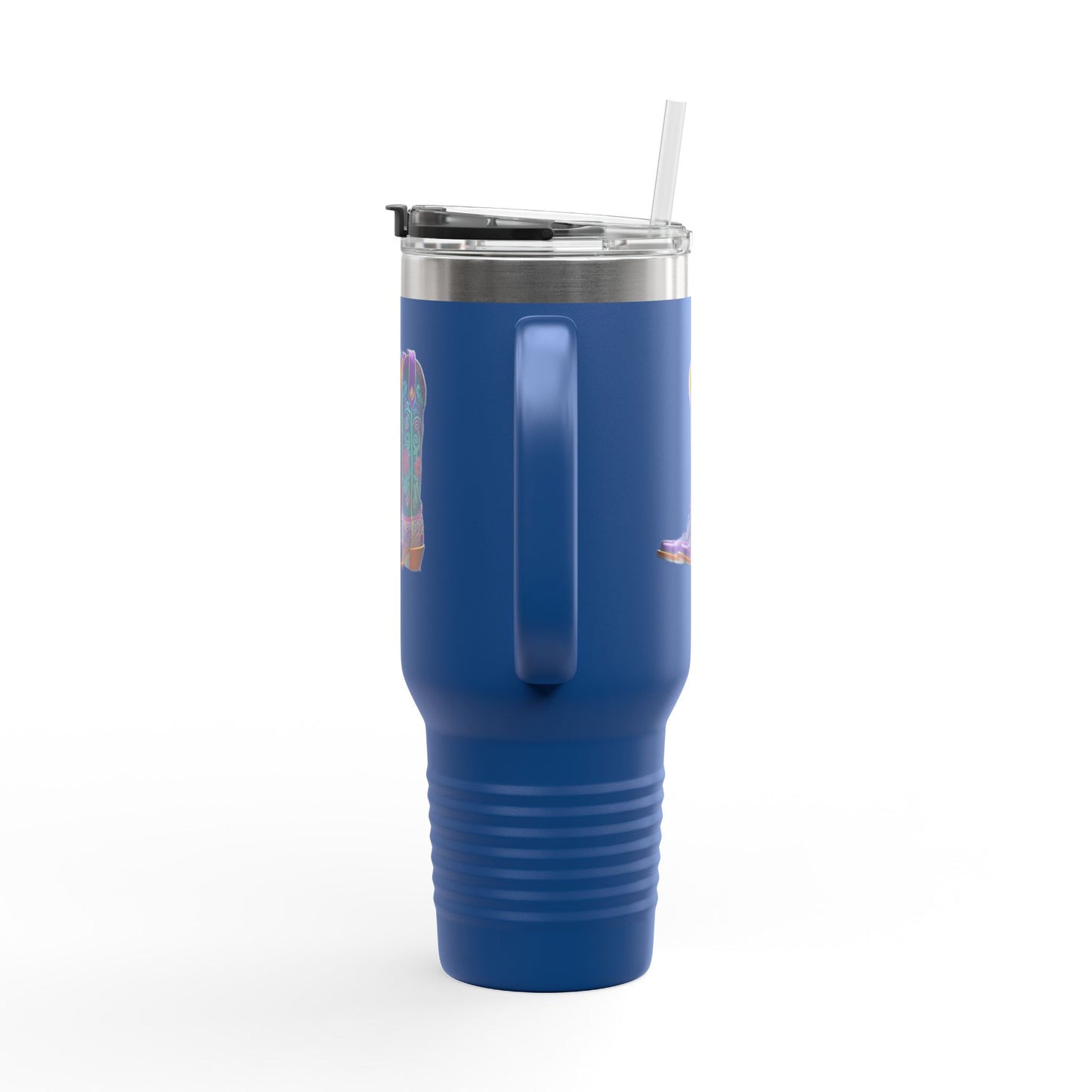 Insulated Travel Mug, 40oz - Cowboy boots