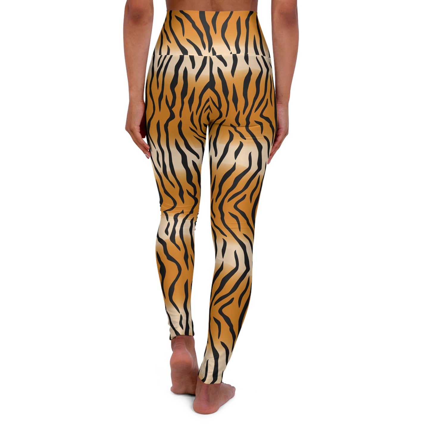 Tiger Print High Waisted Yoga Legging V11