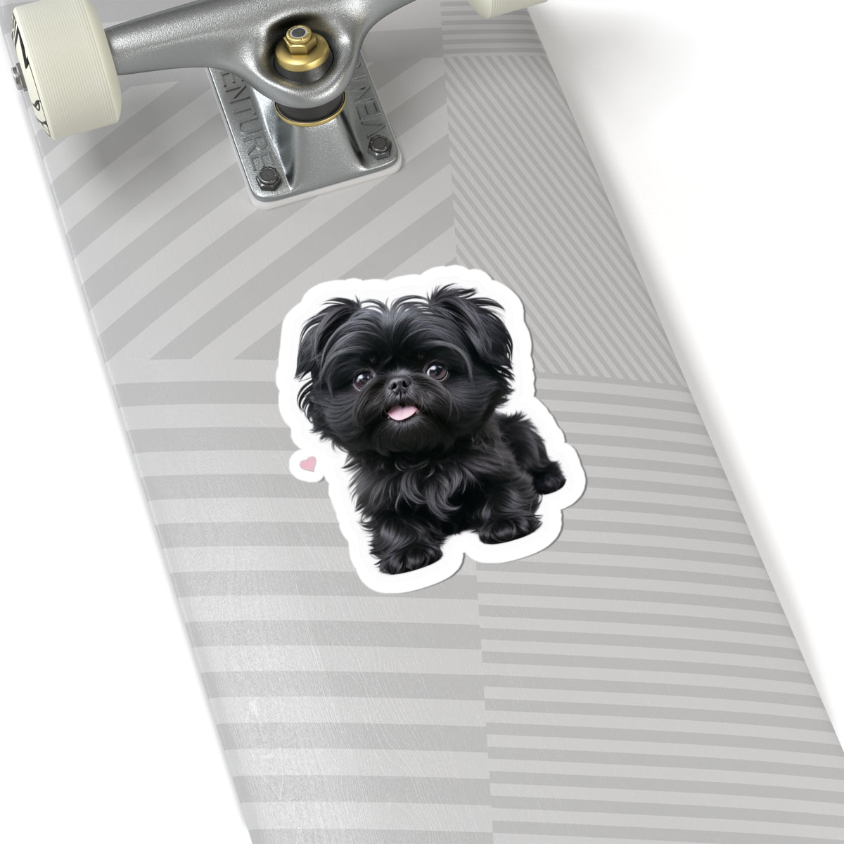 Cute Black Dog Kiss-Cut Stickers for Pet Lovers