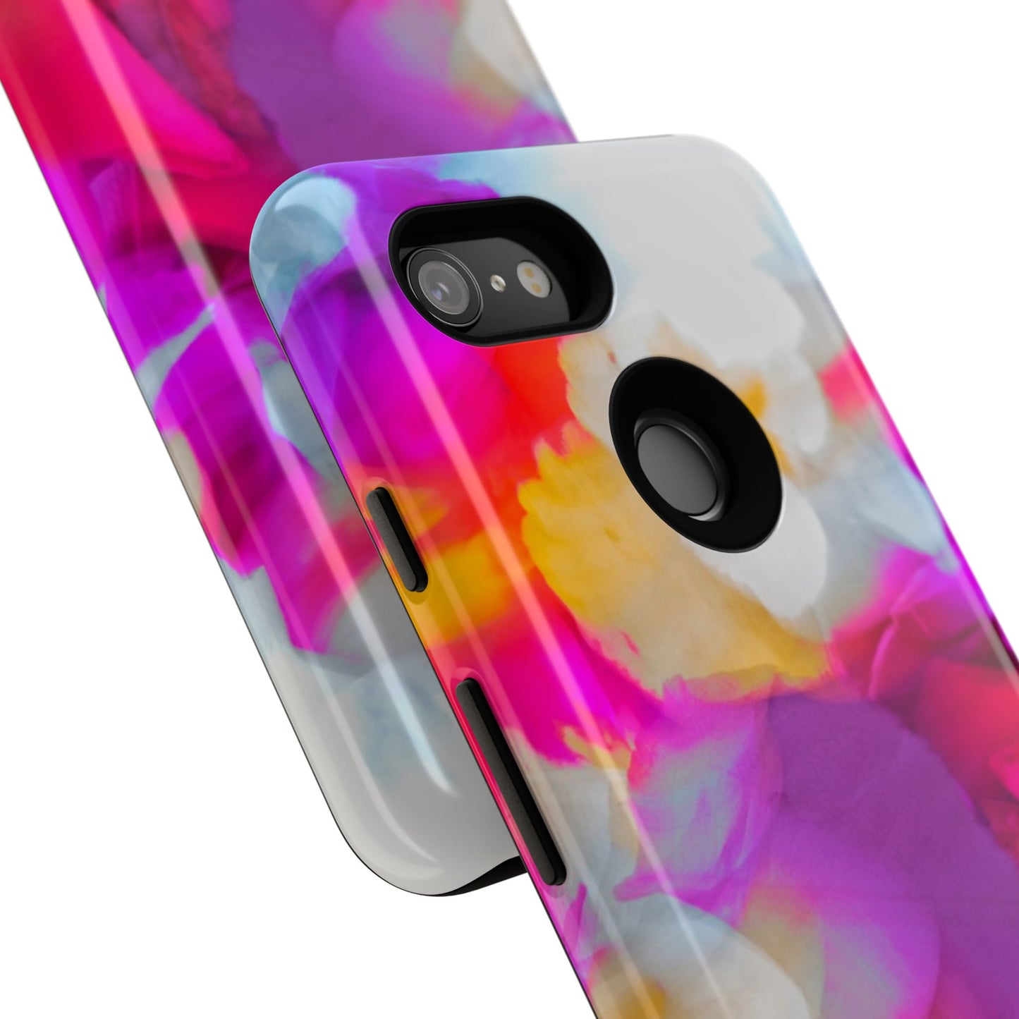 Floral Phone Case: Stylish Art for Your Device, Tough Cases, Gift for Her, Flower Print, Trendy Accessories, Phone Protection