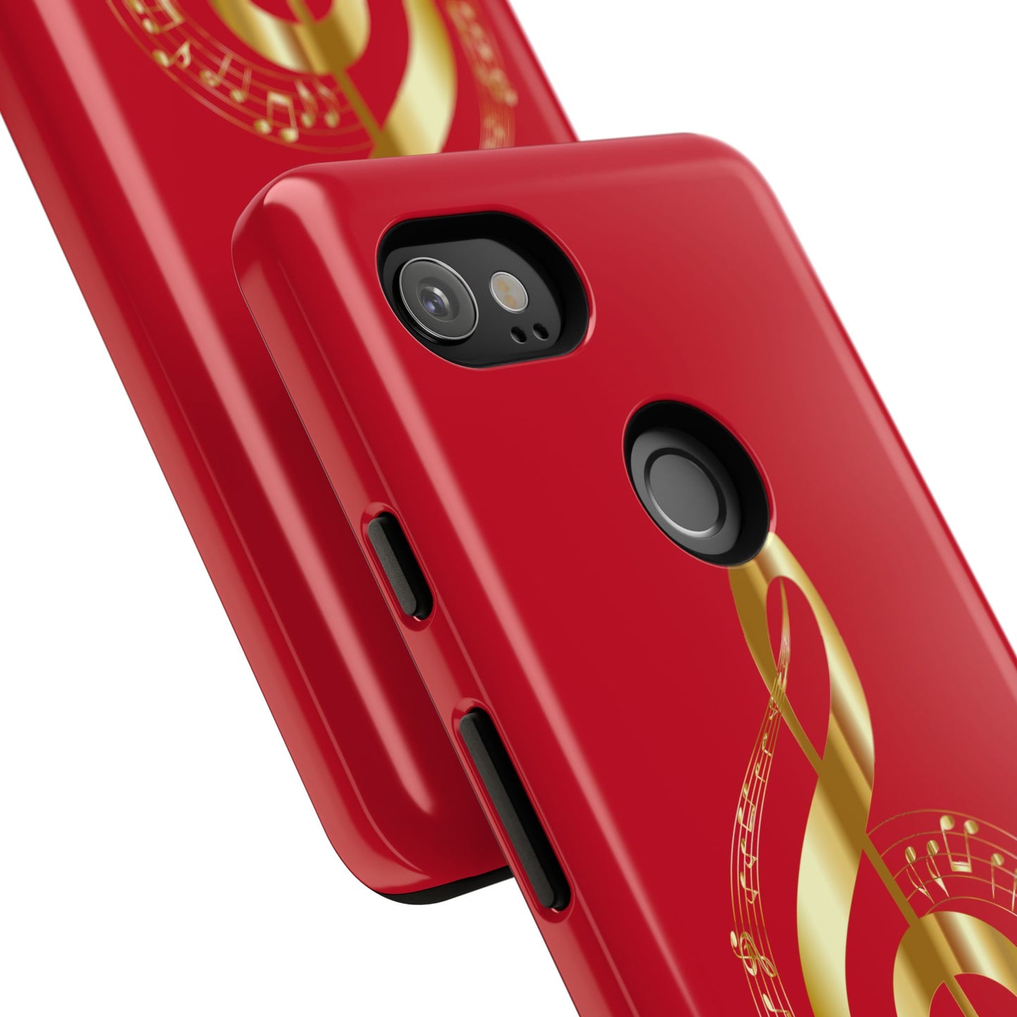 Tough Cases - Red Musical Note