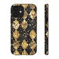Elegant Gold & Black Phone Case for Tough Protection