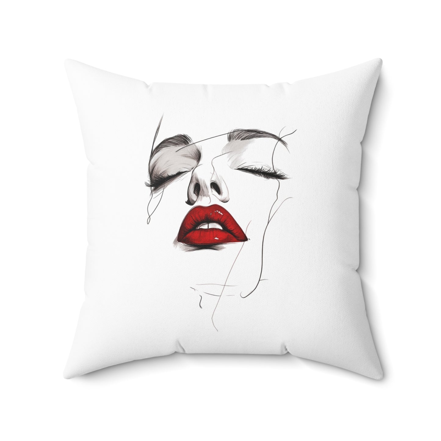 Chic Art Pillow, Stylish Home Decor, Modern Throw Cushion, Fashion-Inspired Accent Pillow, Gift for Art Lovers