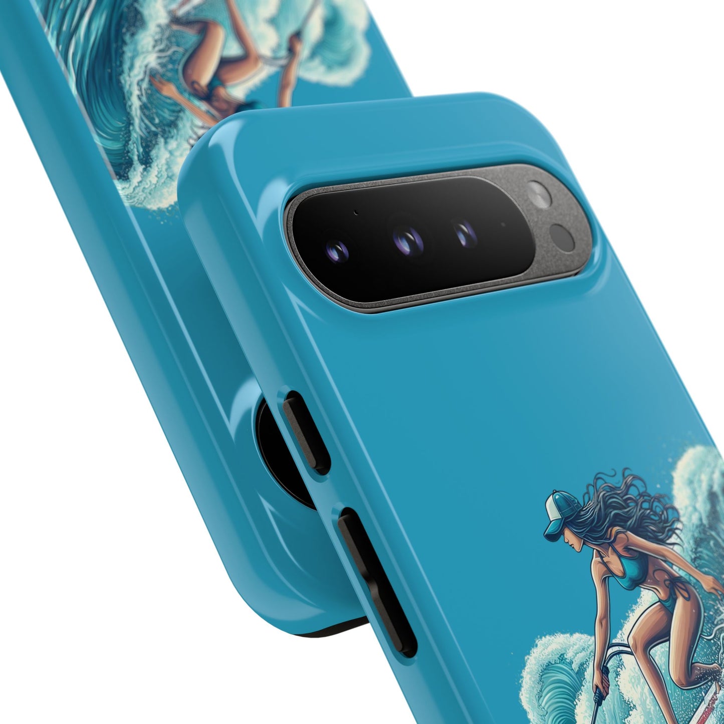 Surfing Phone Case, Coastal Vibes Phone Cover, Tough Cases for Beach Lovers, Ocean Art Phone Accessories, Summer Gift Idea
