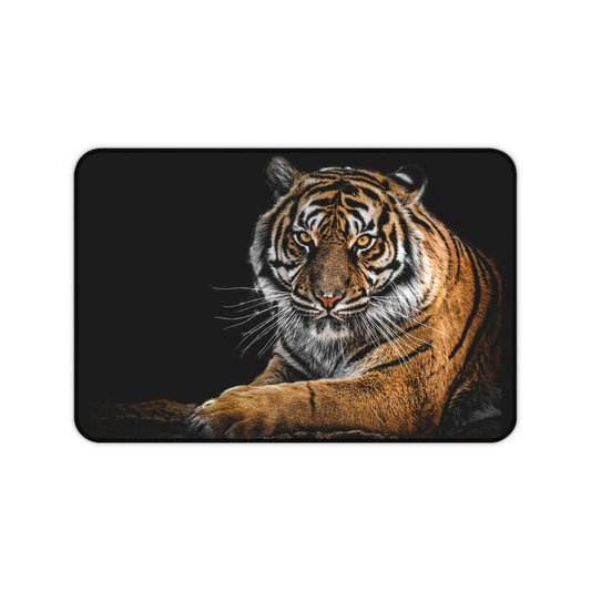 Tiger Lair Desk Mat — Large Wildlife Gaming Mouse Pad