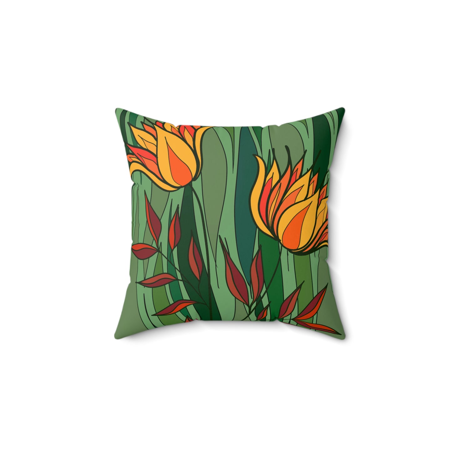 Spun Polyester Square Pillow