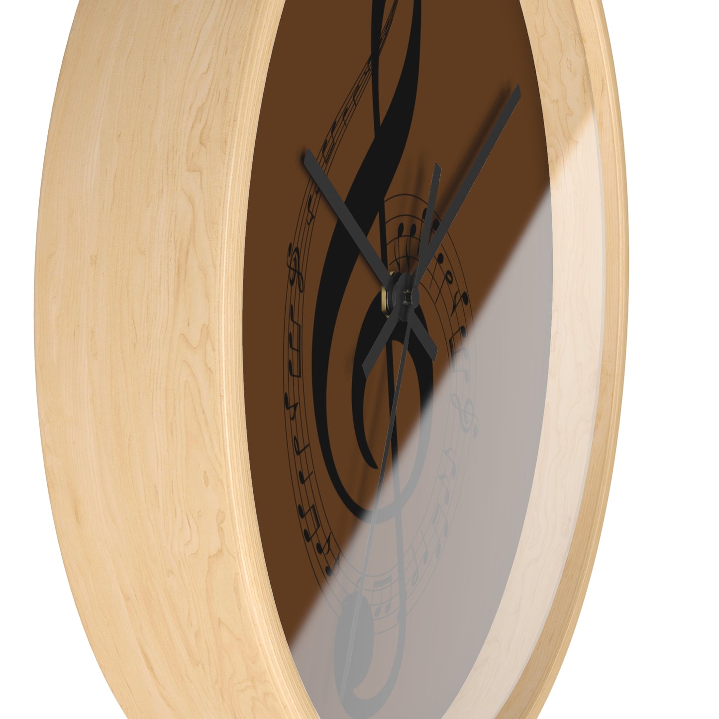 Musical Notes Wall Clock, Unique Home Decor for Musicians