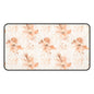 Floral Desk Mat — Soft Peach Watercolor Blossoms Mouse Pad
