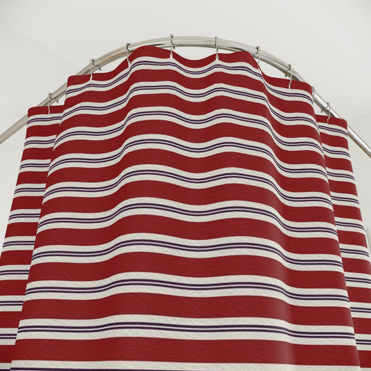 Stylish Striped Shower Curtains, Modern Bathroom Decor, Farmhouse Style, Gift for Homeowners, Holiday Home Upgrade