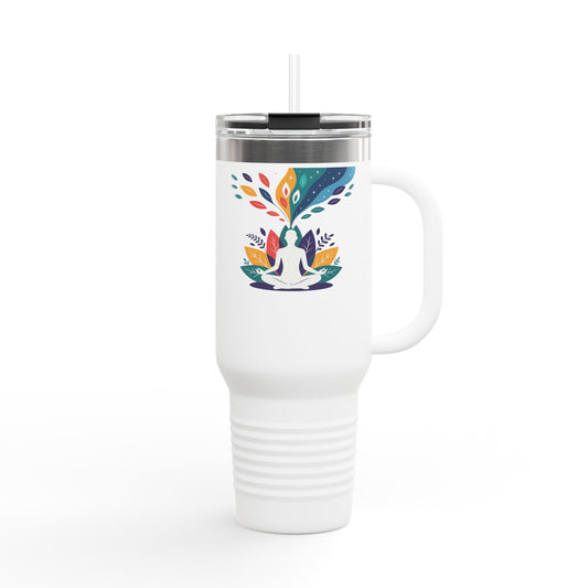 Colorful Yoga Themed Insulated Travel Mug | 40oz | Perfect Gift for Yoga Lovers, Coffee on the Go, Outdoor Adventures, Unique Travel [...]