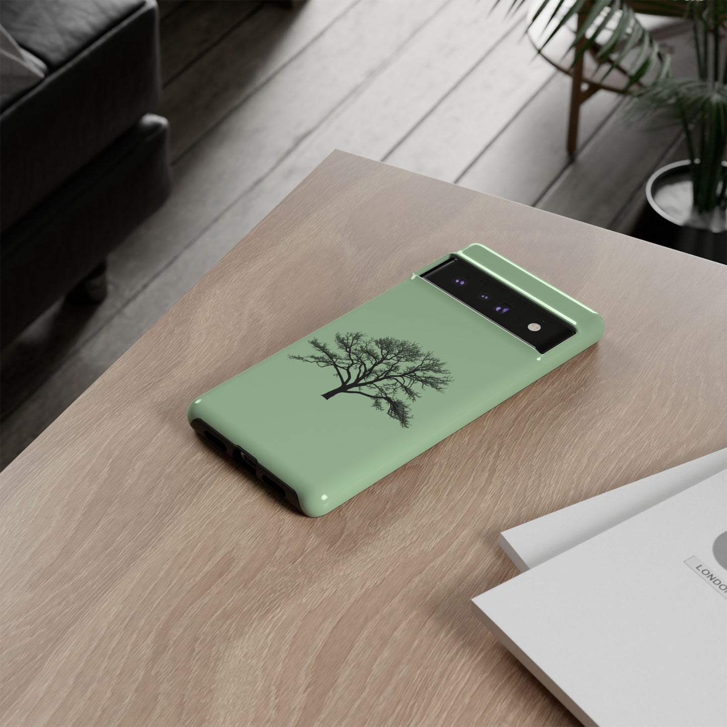 Minimalist Tree Phone Case, Nature-Inspired Phone Cover, Eco-Friendly Cell Phone Accessory, Perfect Gift for Nature Lovers