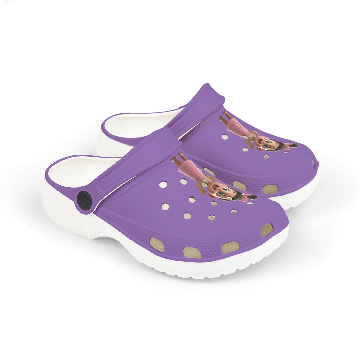 Colorful Kids EVA Foam Clogs with Fun Characters, Playful Footwear for Summer
