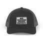 No Trespassing Snapback Trucker Cap, Outdoor Adventure Hat, Unique Gift for him, Summer Casual Style, Trendy Accessory