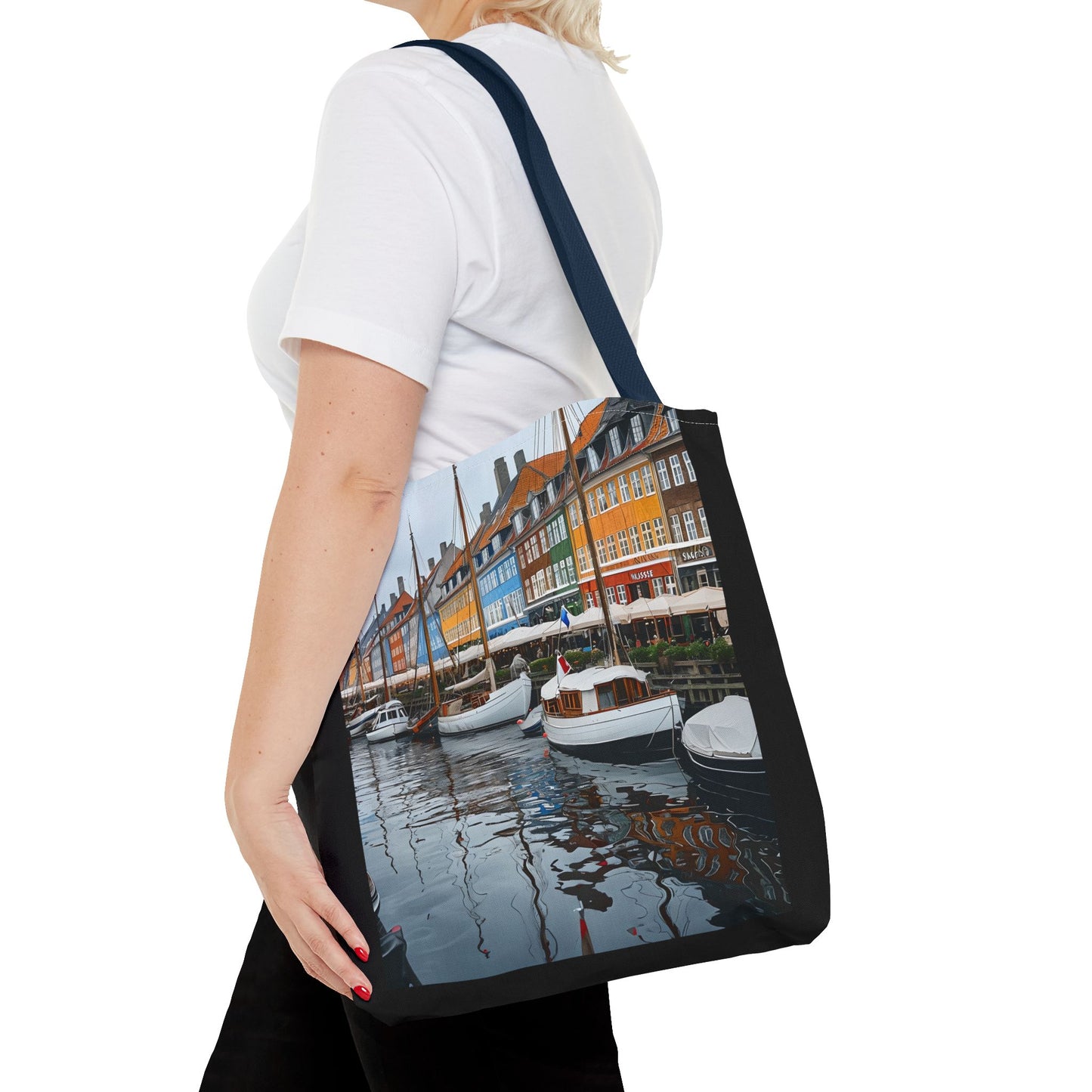 Charming Waterfront Tote Bag | Travel, Shopping,