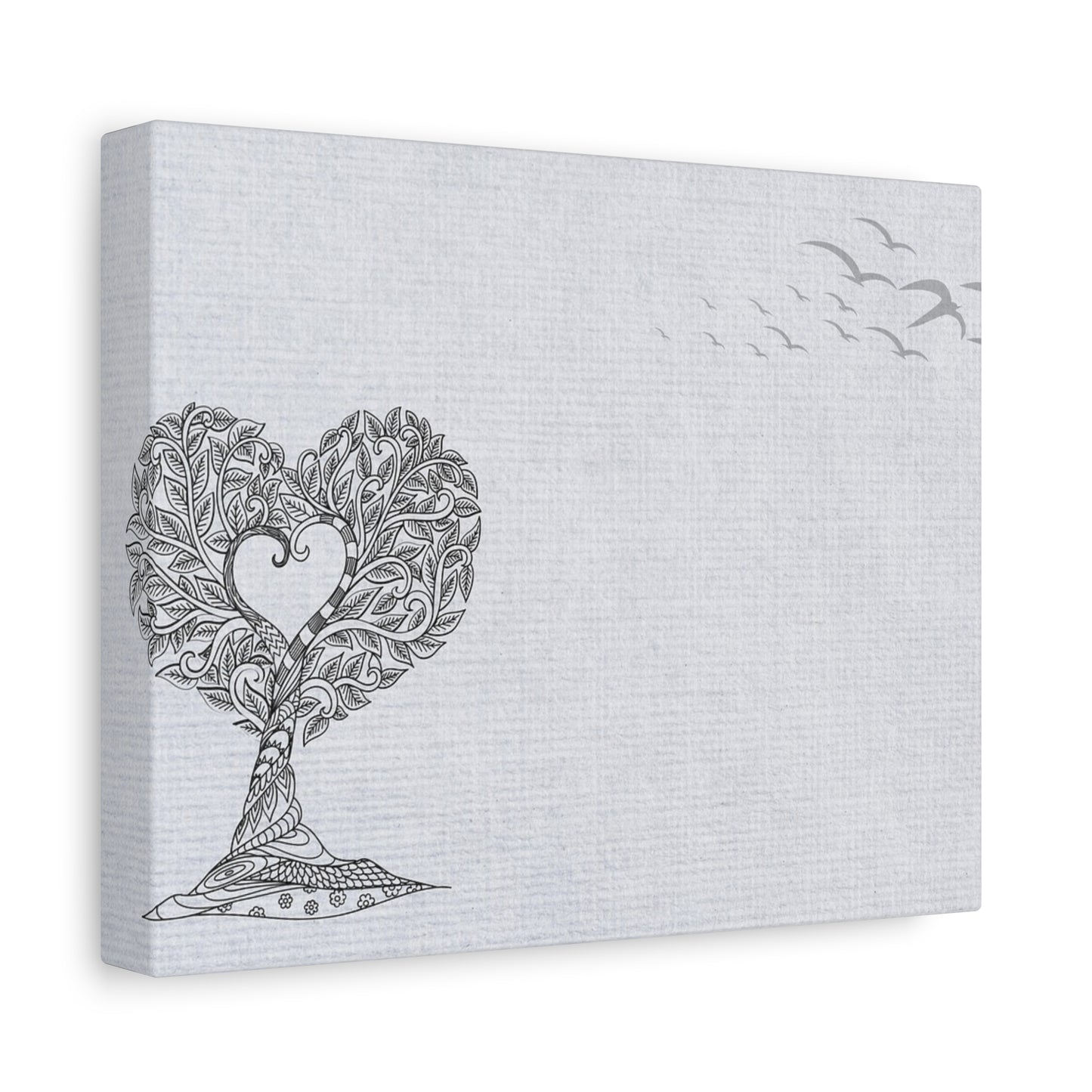 Matte Canvas, Stretched, 1.25" - Heart Tree