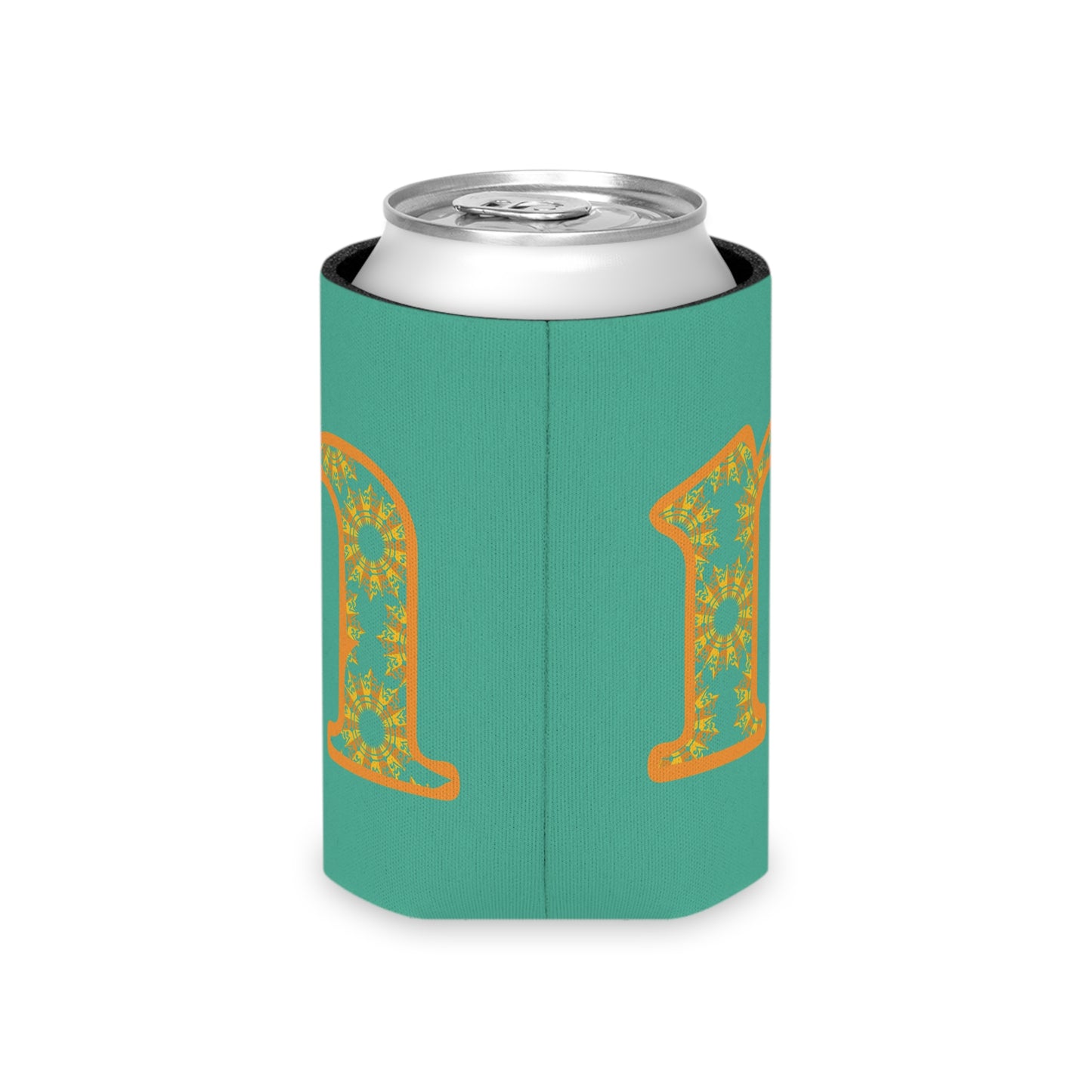 Vibrant Initial Can Cooler, Personalized Party Favor, Summer BBQ Accessory, Custom Drink Sleeve, Gift for Him/Her