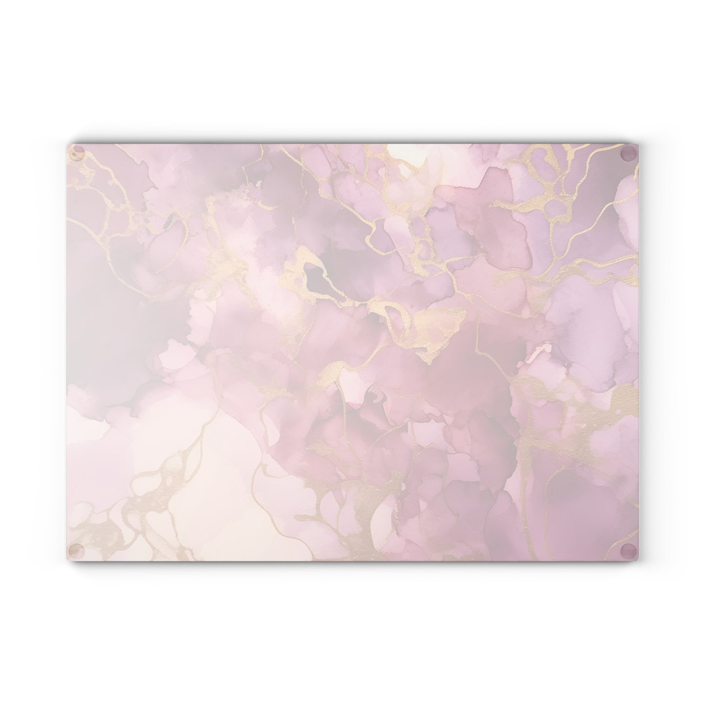Elegant Pink Marble Glass Cutting Board, Kitchen Decor