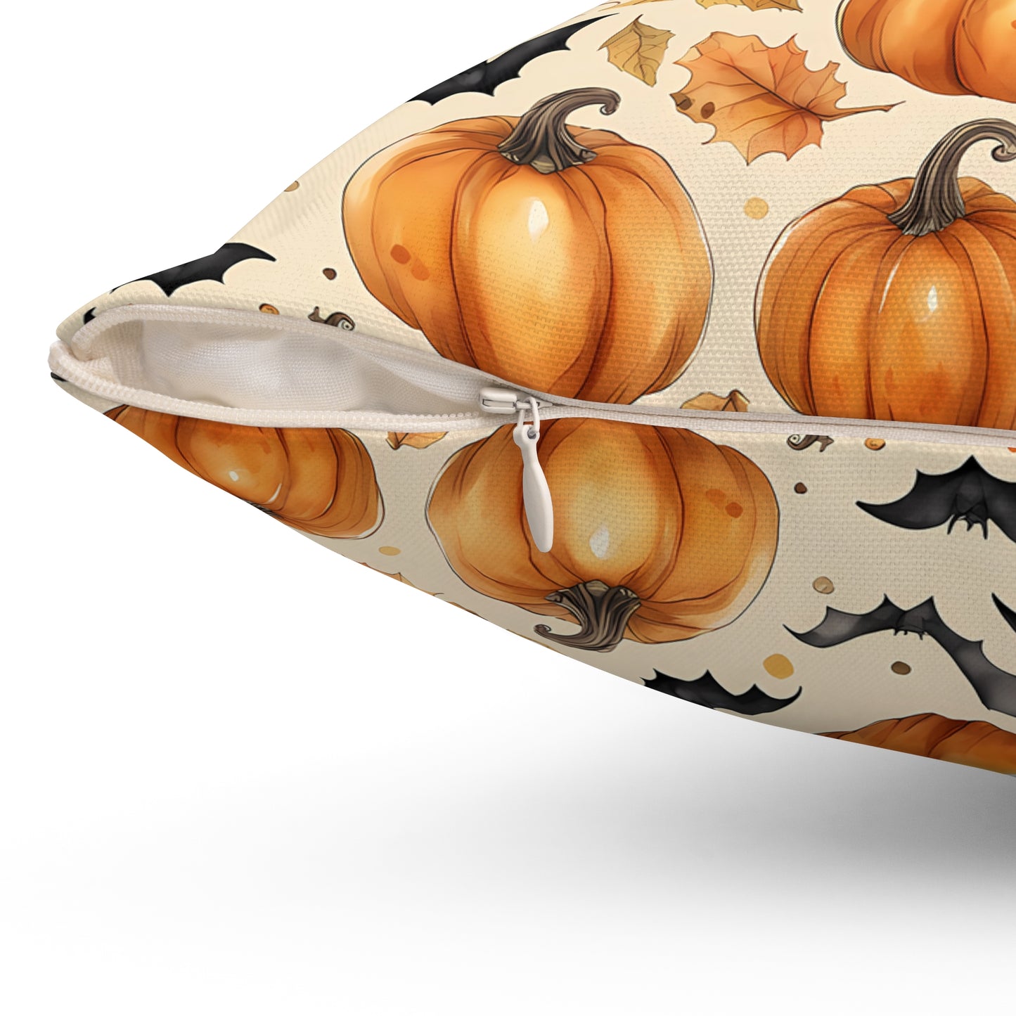 Halloween Pumpkin Bat Pillow, Decorative Throw Cushion for Fall Decor, Autumn Home Accents, Cozy Halloween Decor, Spooky Season Gift