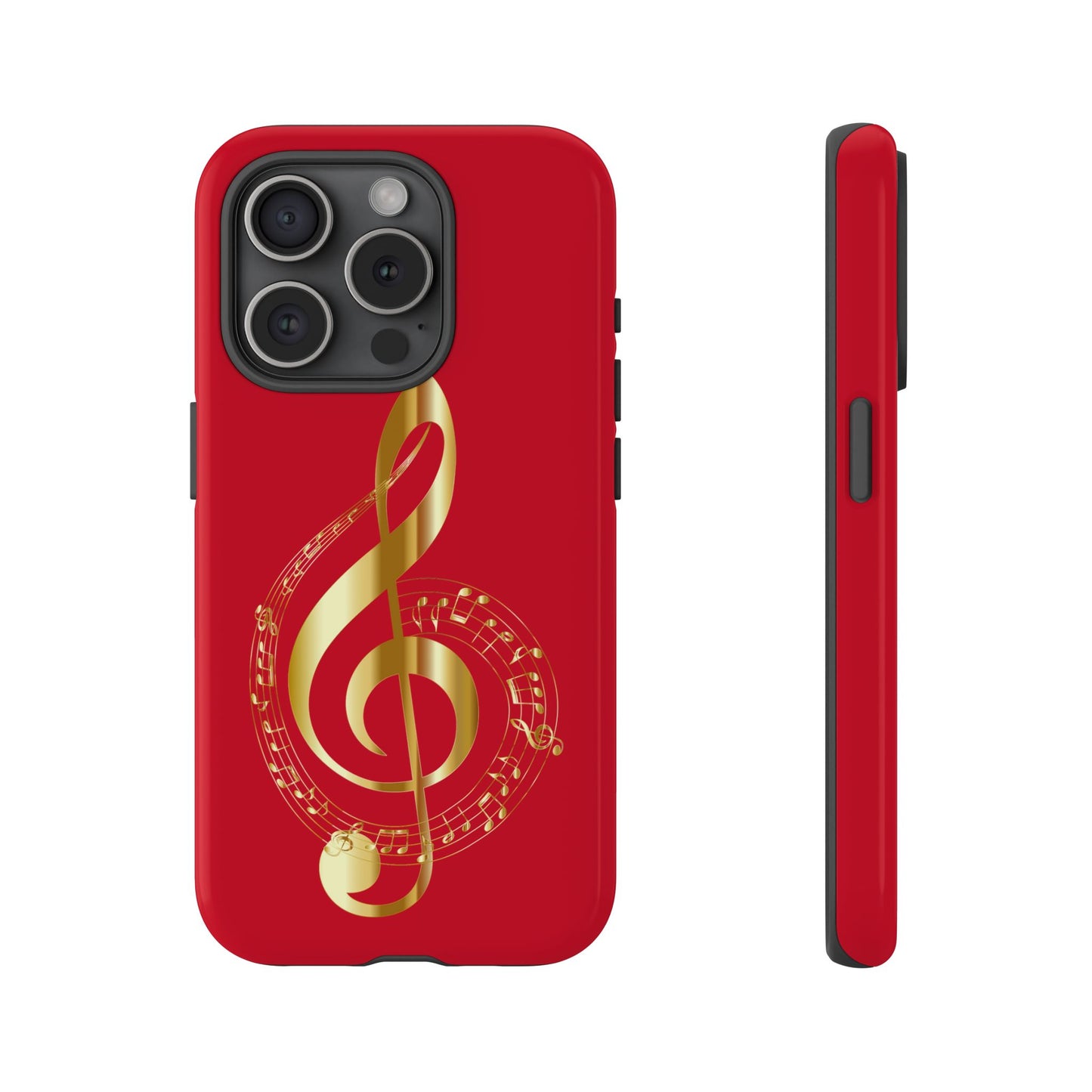 Tough Cases - Red Musical Note