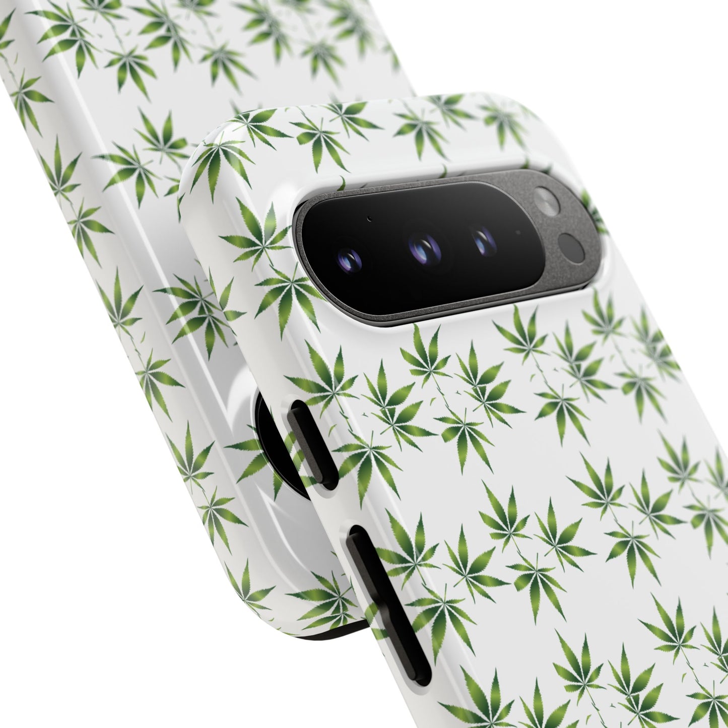 Stylish Phone Case with Cannabis Leaf Design, Durable Phone Cover, Gift for Stoner Friends, Unique Phone Accessory, Nature-Inspired Design
