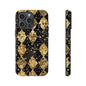 Elegant Gold & Black Phone Case for Tough Protection