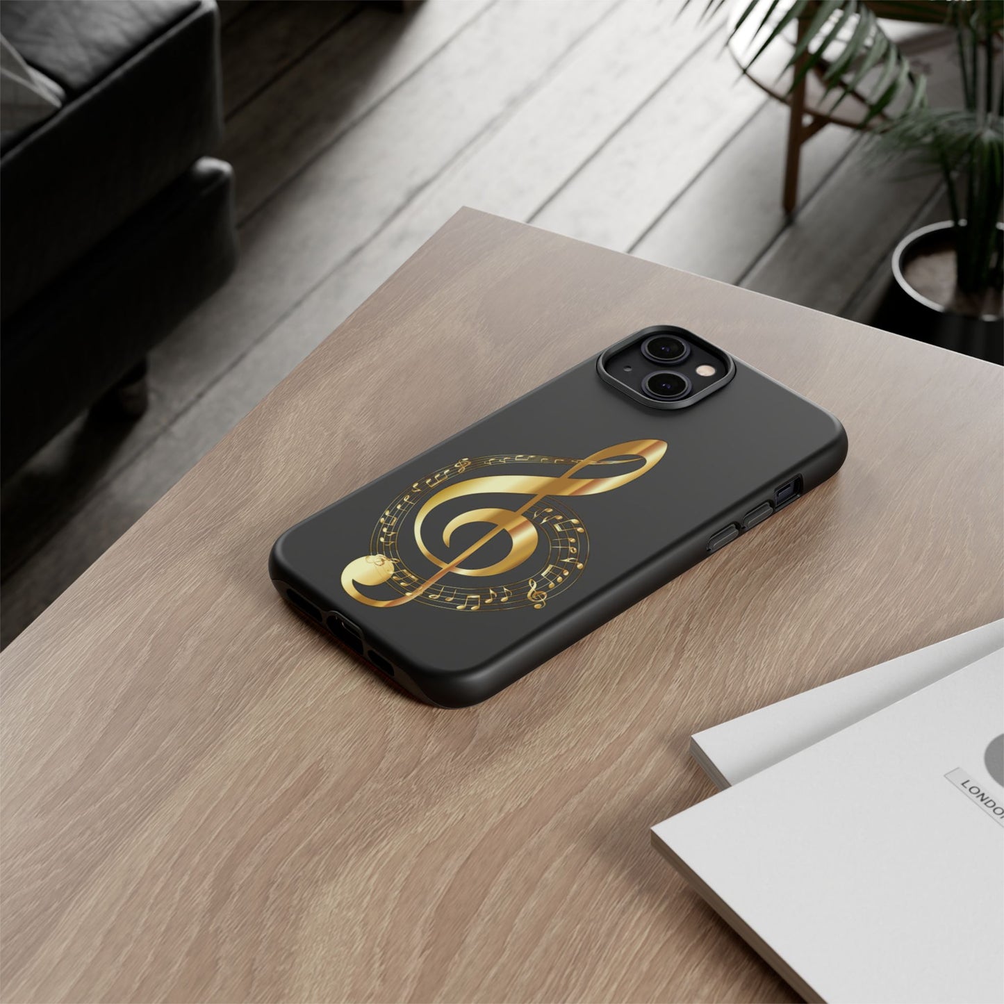 Tough Cases black gold musical Note