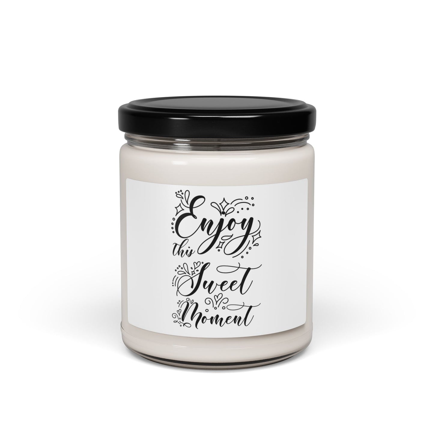 Enjoy This Sweet Moment Scented Soy Candle — 9 oz Relaxing Home Fragrance