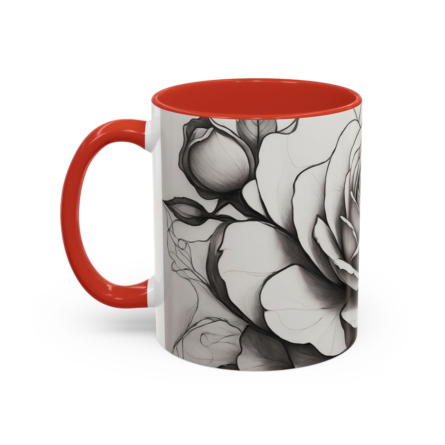 Elegant Floral Coffee Mug - Perfect Gift for Flower Lovers, Mother's Day, Birthdays, Home Decor, Office Use