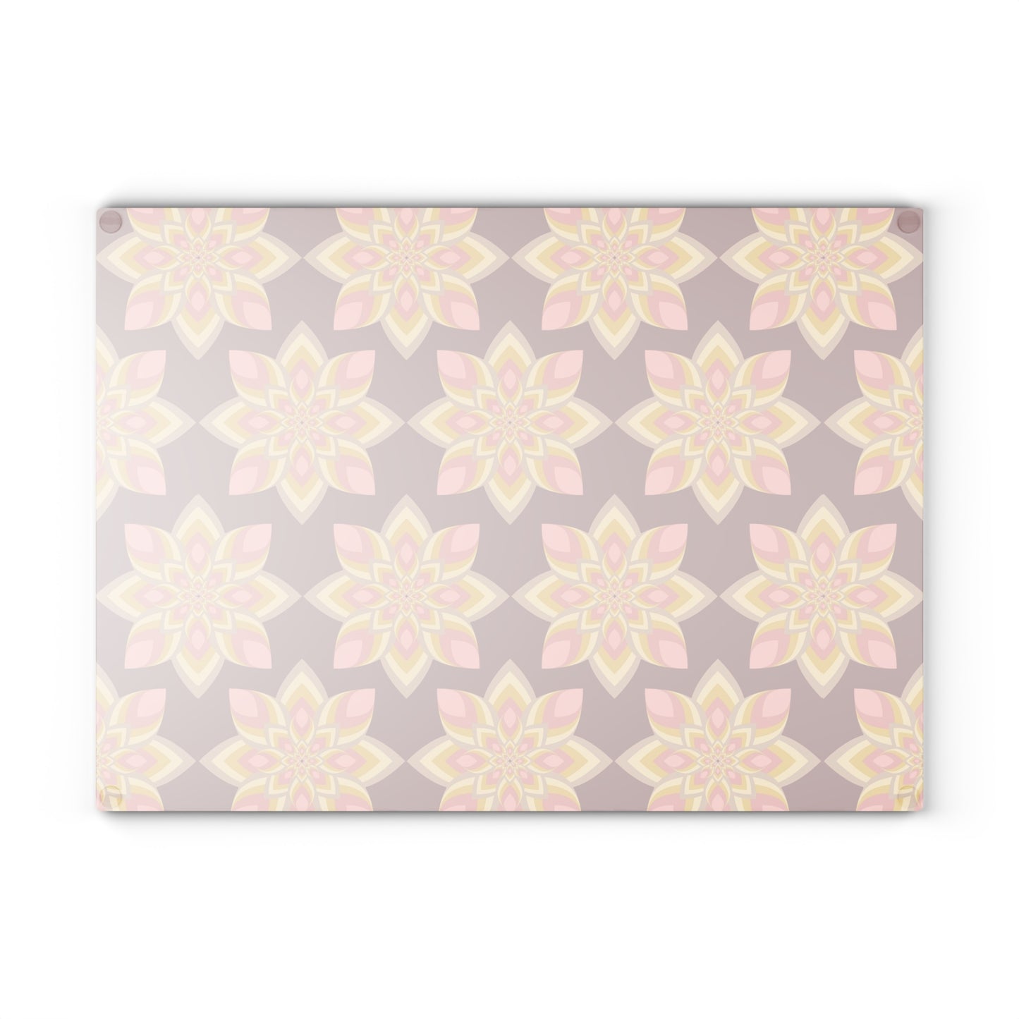 Elegant Floral Glass Cutting Board - Kitchen Decor, Gift for Her, Housewarming, Wedding Registry, Cooking Essential