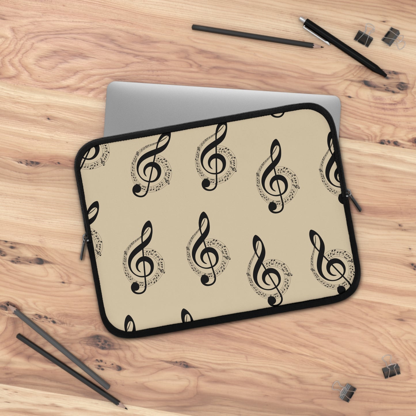 Musical Notes Laptop Sleeve – Stylish Protection for Music Lovers