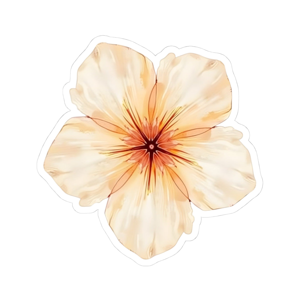 Floral Kiss-Cut Stickers, Decorative Laptop Decals, Flower Design [...]