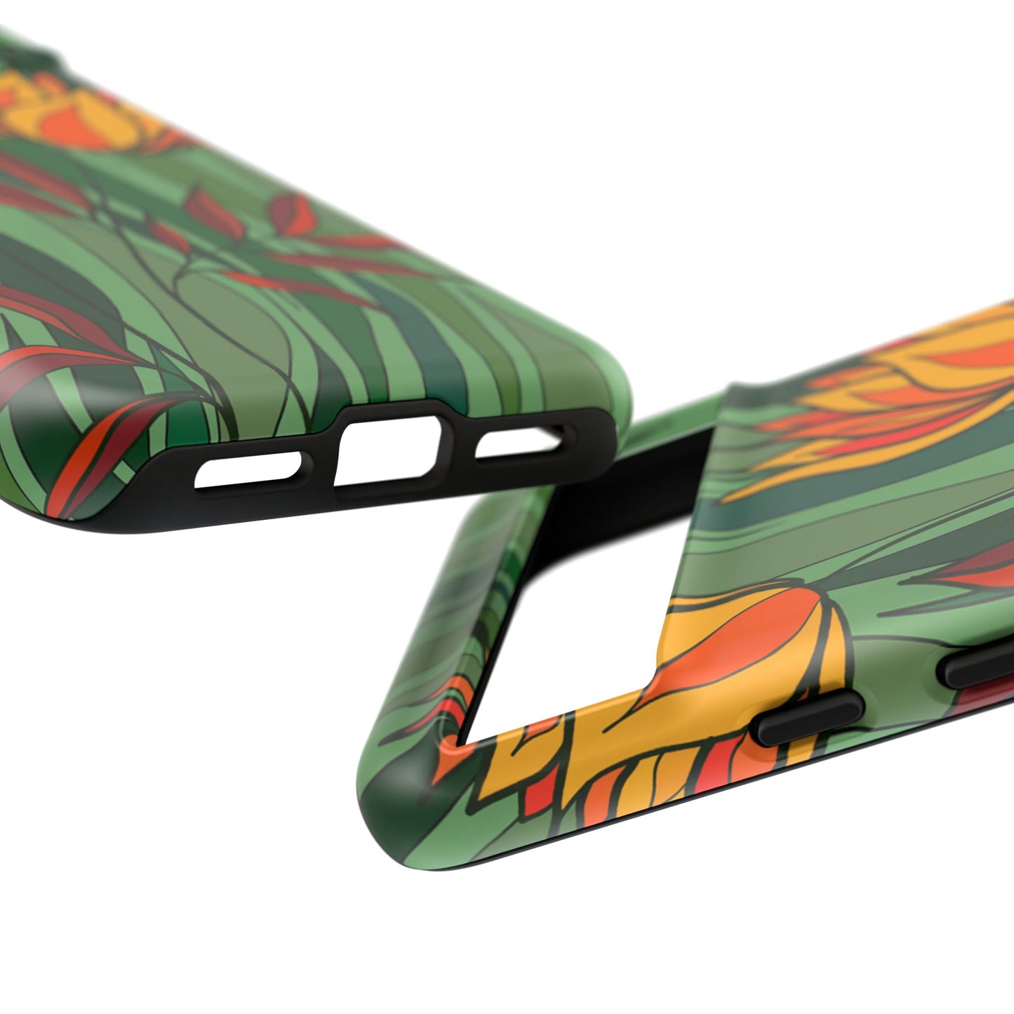 Vibrant Floral Phone Case, Nature-Inspired Tough Case, Eco-Friendly Cover, Unique Gift for Nature Lovers, Spring Decor