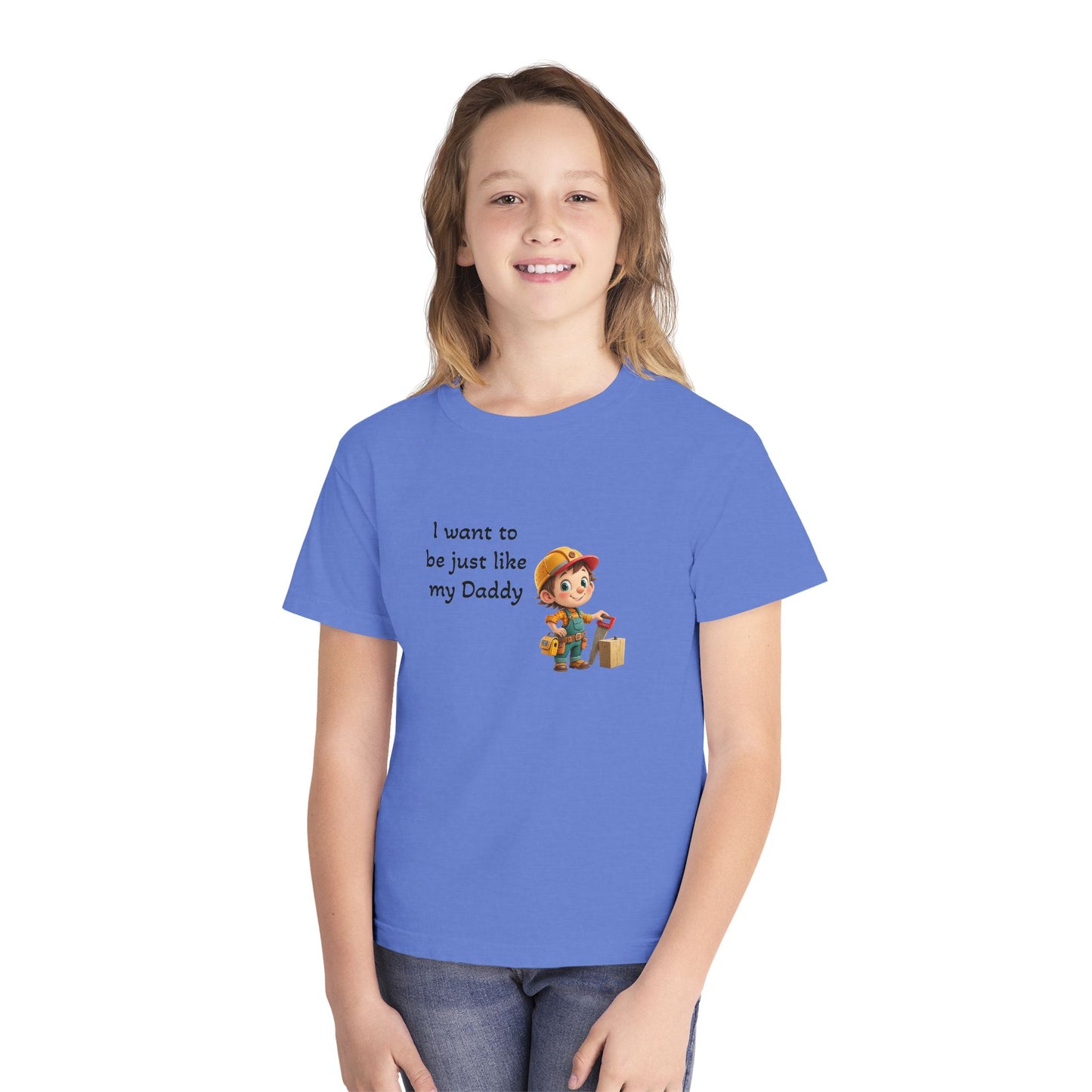 Youth Tee - 'I Want to Be Just Like My Daddy'