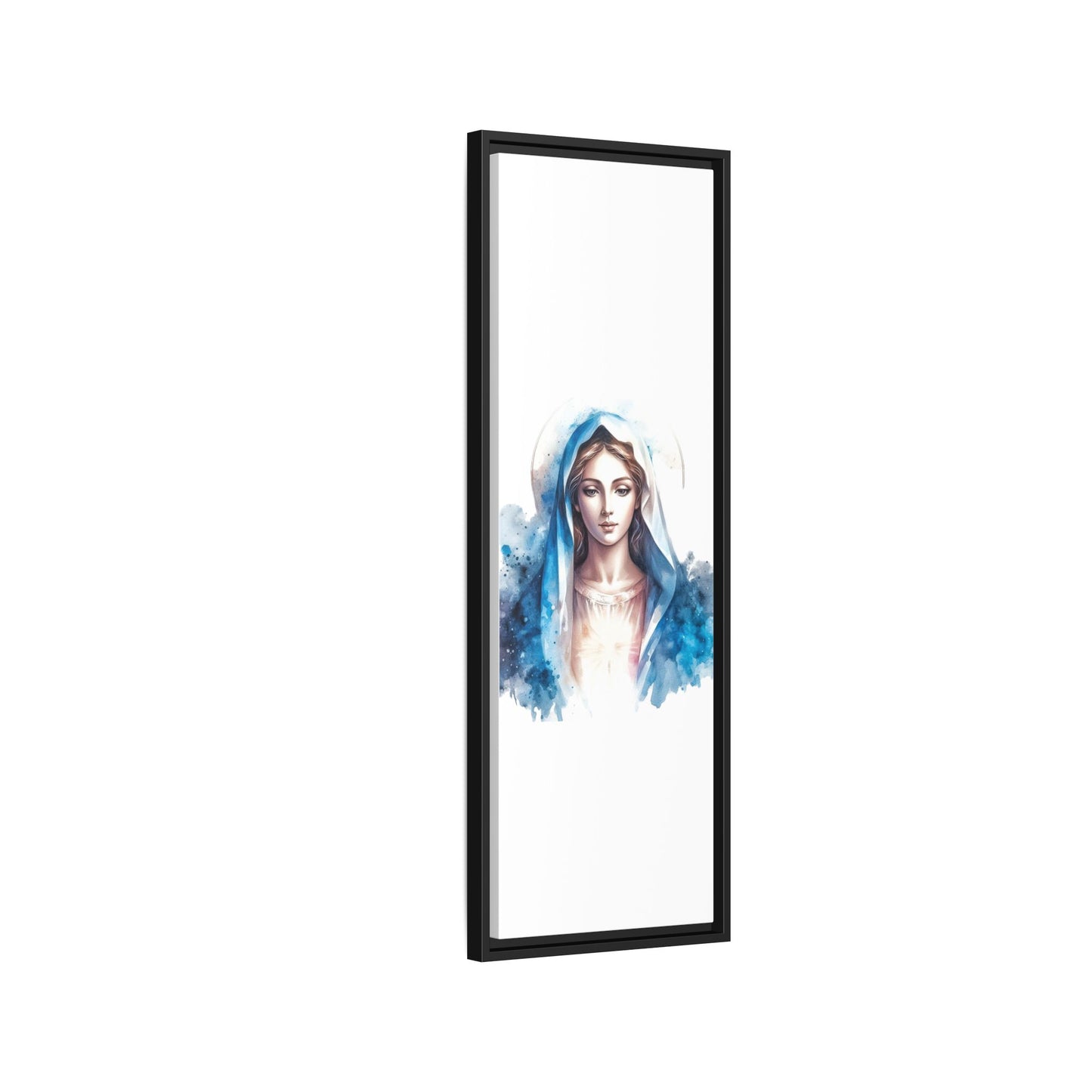 Framed Canvas Art Print, Spiritual Decor, Religious Artwork, Wall Decor, Gift for Faith, Elegant Home Decoration