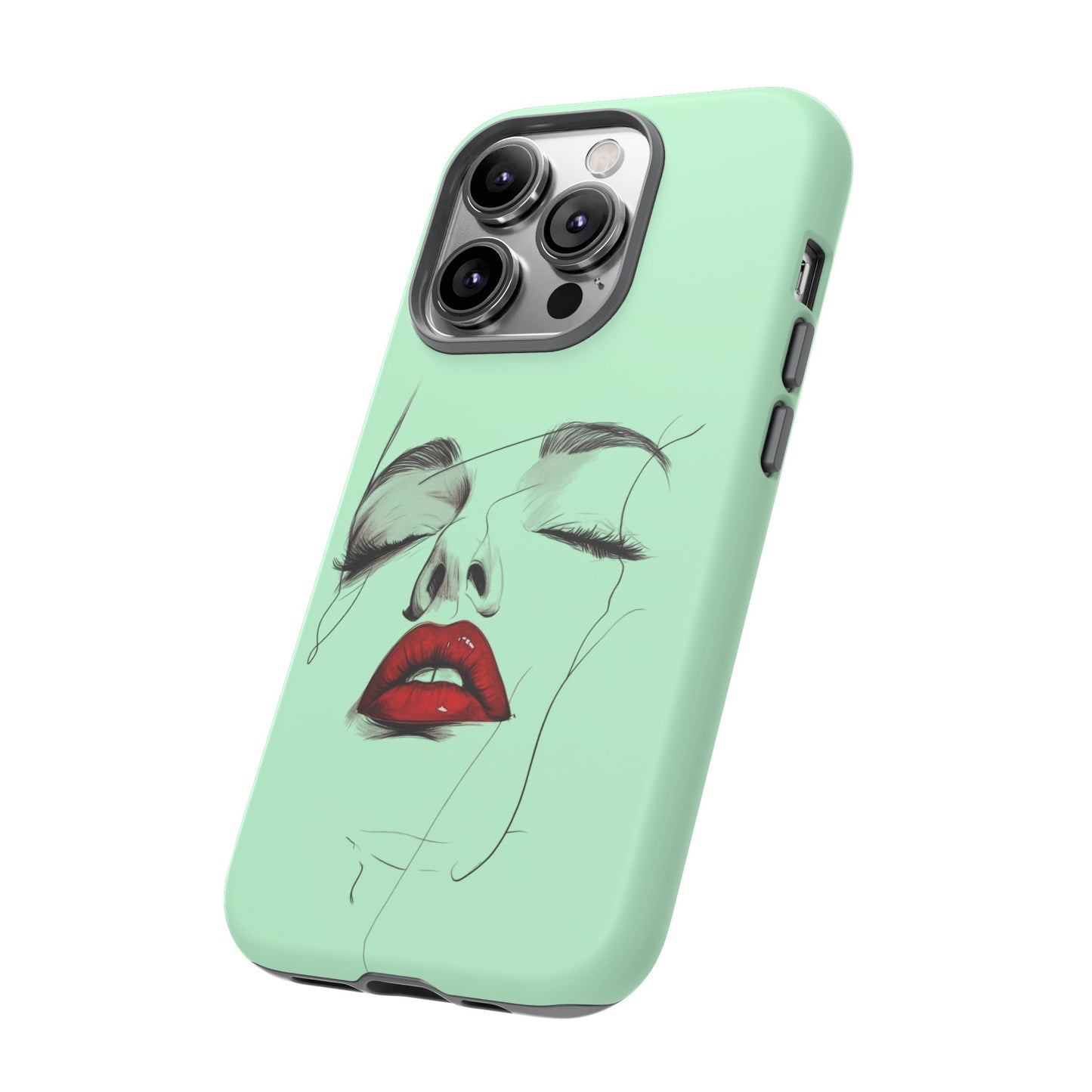 Stylish Phone Case, Artistic Phone Cover, Trendy Tech Accessory, Unique Cell Phone Protector, Gift for Her, Modern Aesthetic